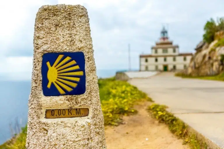 Hito 0,00 km · Finisterre, Camino de Santiago